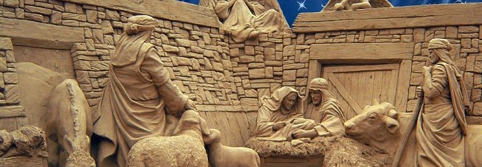 Presepe di sabbia chiara