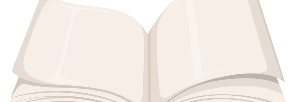 Vector a blank open book